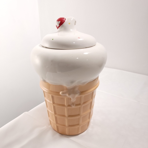 Mccoy Kitchen Vintage Mccoy Ice Cream Cookie Jar Kitchen Container